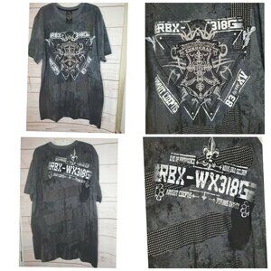 RawBlue Theocrat Devine LITVRGY XXL Eye Of Providence Black RBX WX318G T Shirt